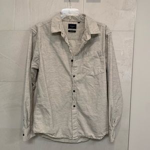 7 Diamonds button down collared corduroy shirt, size regular slim